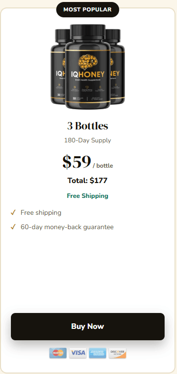 iq honey 3 bottles price